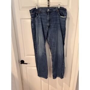 Levi's 505 Men's 40x32 (38x31.5 Actual) Blue Jeans Straight Leg Relaxed Fit‎